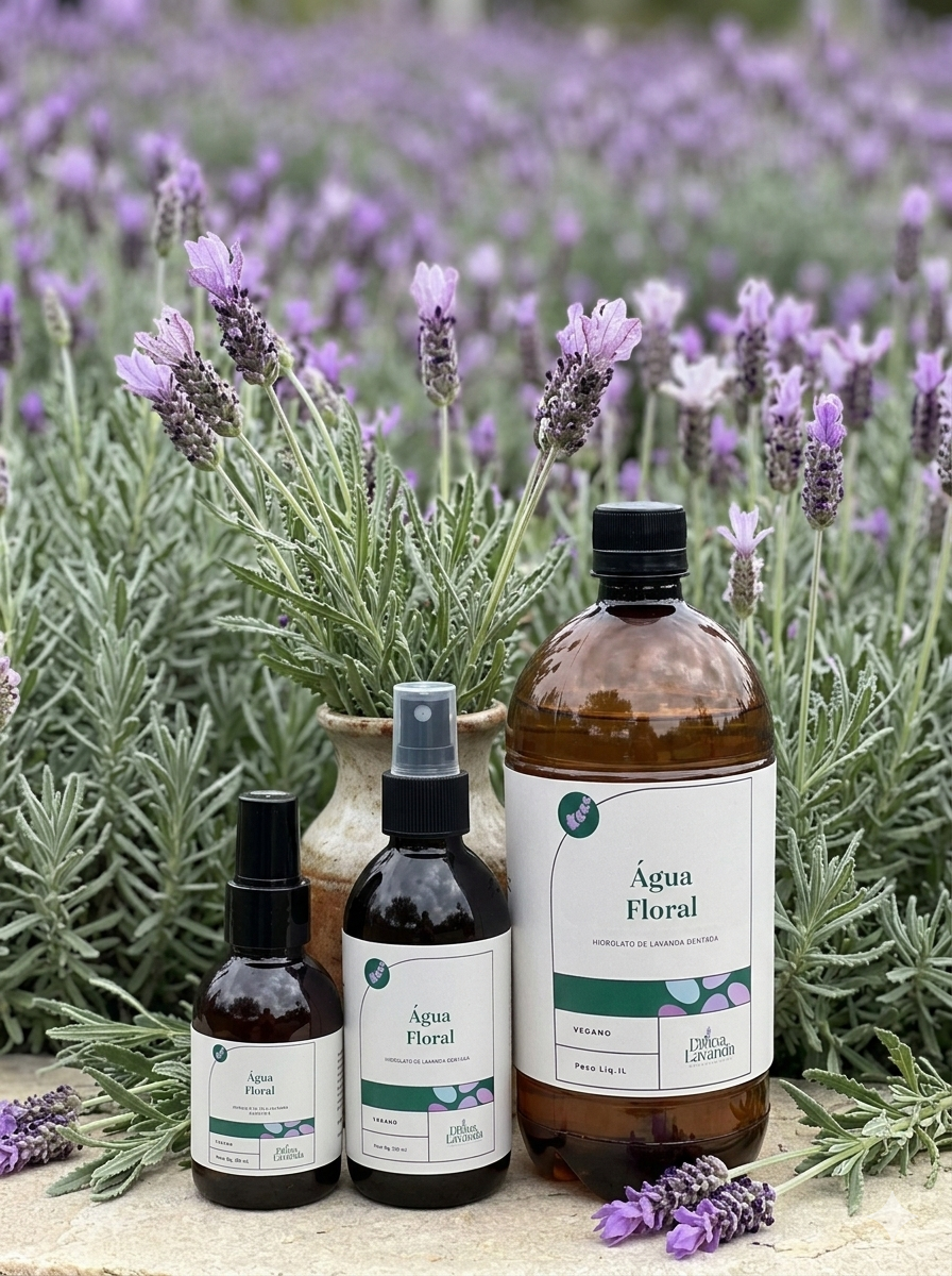 ÁGUA FLORAL 100ml/200ml/1l