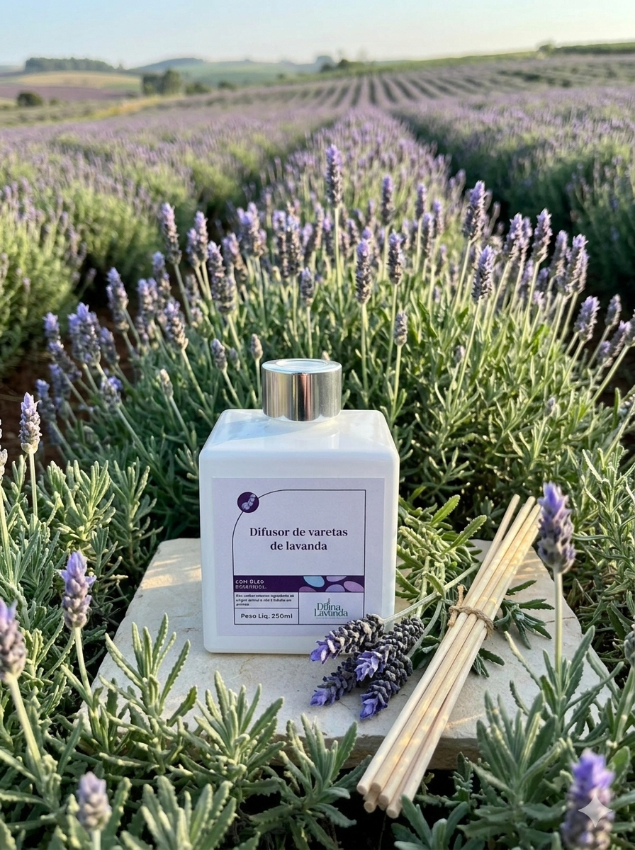 DIFUSOR DE VARETAS DE LAVANDA 250ml