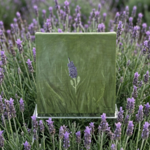 QUADRO PINTADO DE LAVANDA
